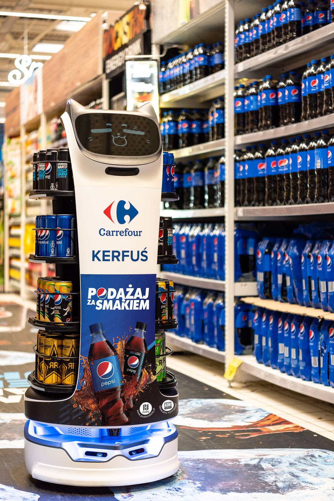 interaktywne eRoboty w sklepach Carrefour