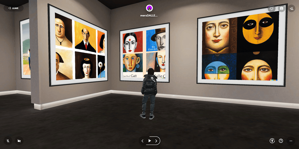 Wirtualna galeria prac wygenerowanych za pomocą DALL·E